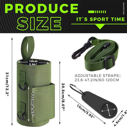 Magnetic Gym Bottle Holder – Portable Non-Slip Sling