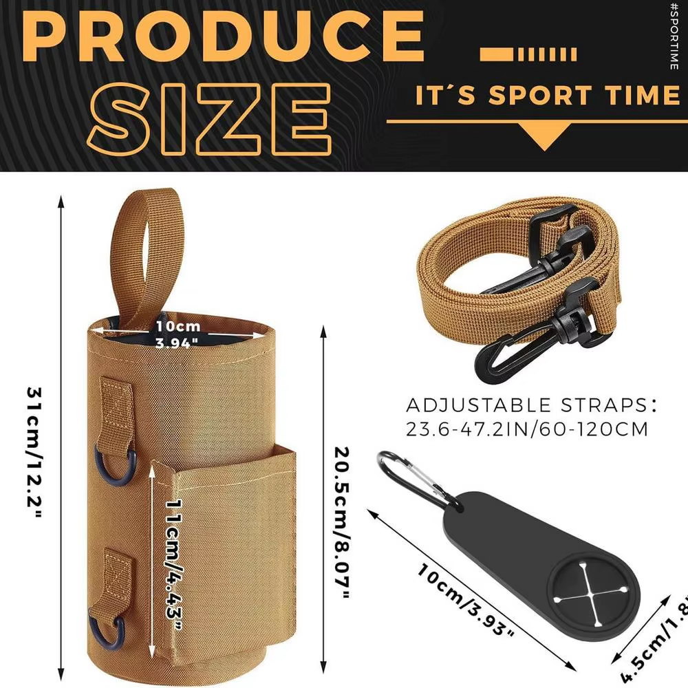 Magnetic Gym Bottle Holder – Portable Non-Slip Sling